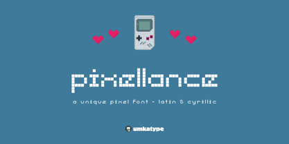 Pixellance Font Poster 9