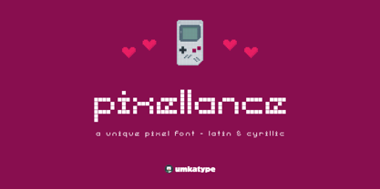 Pixellance Font Poster 1