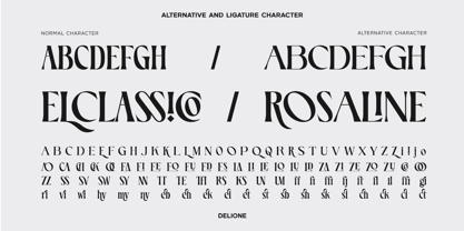 Delione Font Poster 12