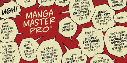 Manga Master Pro BB Font Poster 2