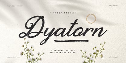 Dyatorn Font Poster 1