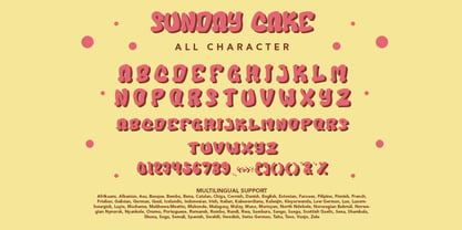 Sunday Cake Font Poster 8