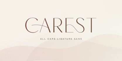 Carest Font Poster 1