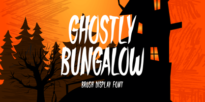 Ghostly Bungalow Font Poster 1