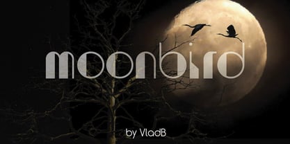 Moonbird Font Poster 1