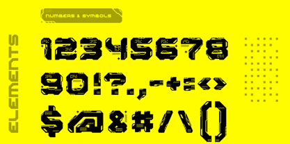 Cyberpunk Style Font Poster 8