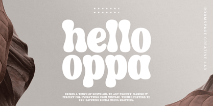 Hello Oppa Font Poster 1