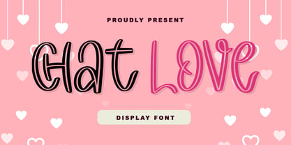 Chat Love Font Poster 1