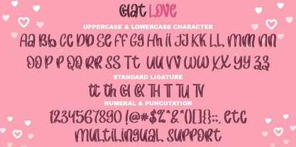 Chat Love Font Poster 7
