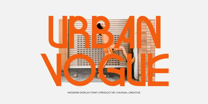 Urban Vogue Font Poster 1