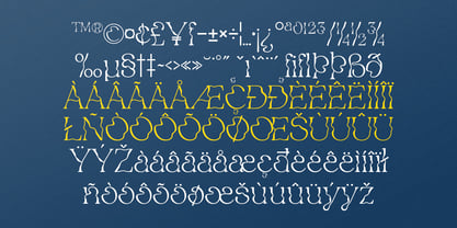 Lydia Humber Font Poster 14