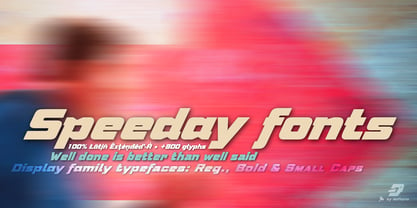 Speeday Font Poster 6