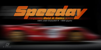 Speeday Font Poster 1