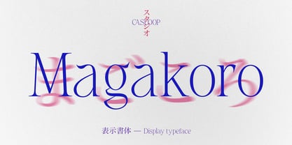 CAS Magakoro Font Poster 1