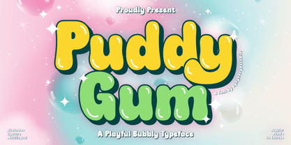 Puddy Gum Font Poster 1