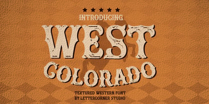 West Colorado Fuente Póster 1