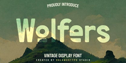 Wolfers Font Poster 1
