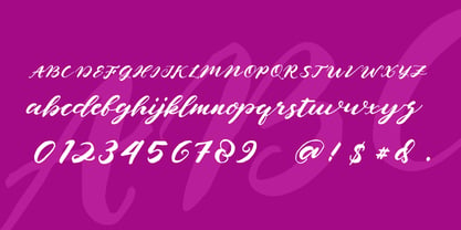 Naghita Brush Font Poster 3