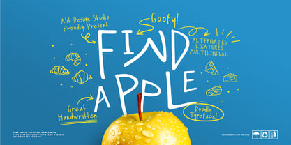 Find Apple Font Poster 1