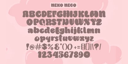 Neko Neco Font Poster 9