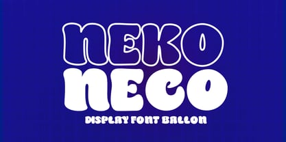 Neko Neco Font Poster 1