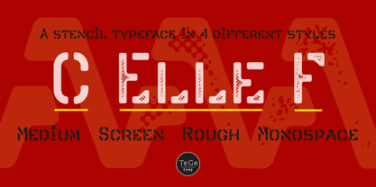 C Elle F Font Poster 1