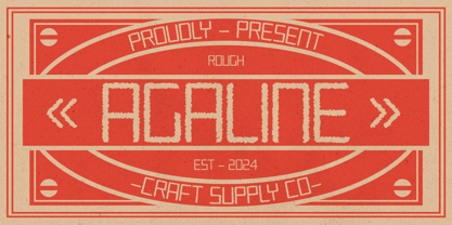 Agaline Rough Police Poster 1