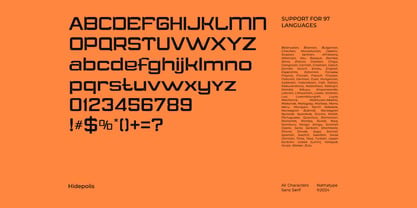 Hidepolis Font Poster 6