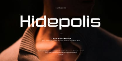 Hidepolis Font Poster 1