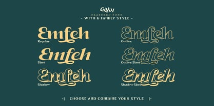 Gitky Font Poster 2