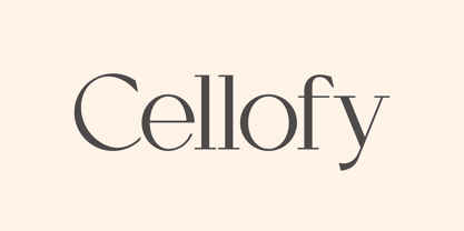 Cellofy Font Poster 12