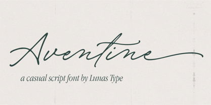 Aventine Font Poster 1