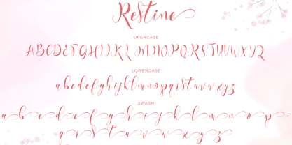 Restine Font Poster 5