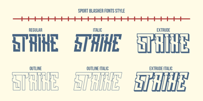 Blasher Font Poster 8