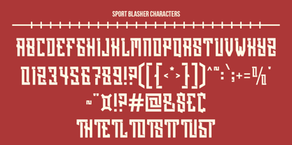 Blasher Font Poster 9