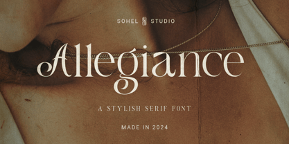 Allegiance Font Poster 1