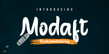 Modaft Font Poster 1