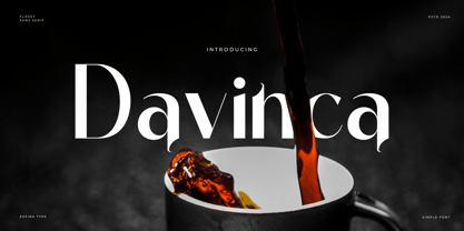 Davinca Font Poster 1