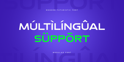 Moduler Font Poster 12