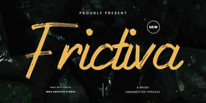 Frictiva Font Poster 1