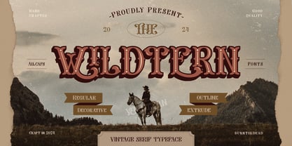 The Wildtern Font Poster 1