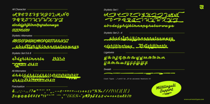 UT Stickers Font Poster 6