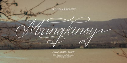 Mangkinoy Font Poster 1