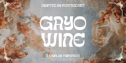 Gayo Wine Font Poster 1