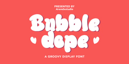Bubble Dope Font Poster 1