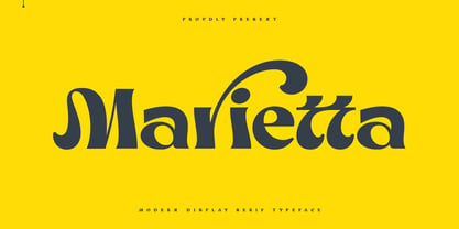 Marietta Font Poster 1