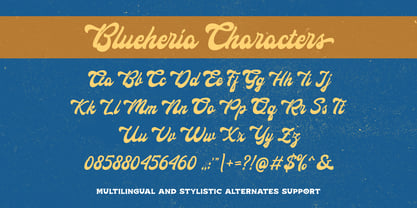 Blueheria Font Poster 5