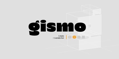 Gismo Font Poster 1