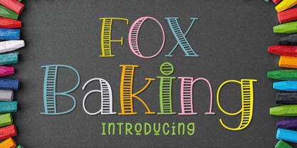 Fox Baking Font Poster 1
