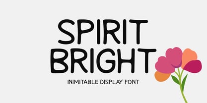 Spirit Bright Font Poster 1